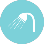 임직원들을 위한 헬스/샤워장 시설 아이콘